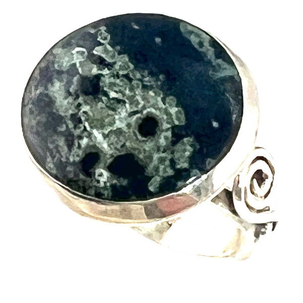 Kambaba Jasper Sterling Silver Ring - Keja Designs Jewelry