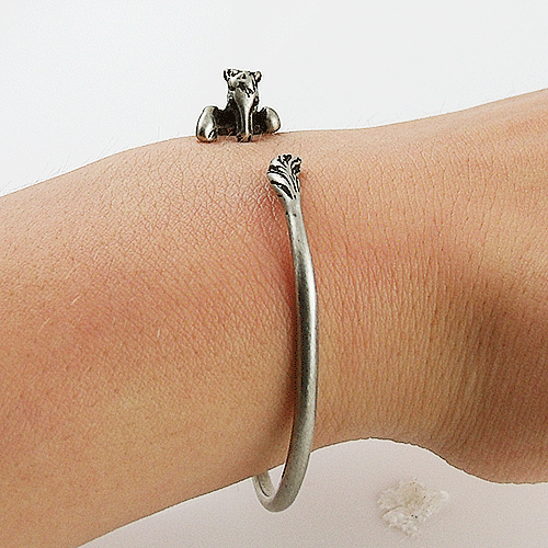Animal Wrap Bracelet- Horse- White Bronze - keja jewelry - Keja Designs Jewelry