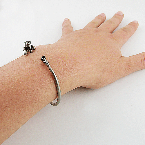 Animal Wrap Bracelet- Horse- White Bronze - keja jewelry - Keja Designs Jewelry