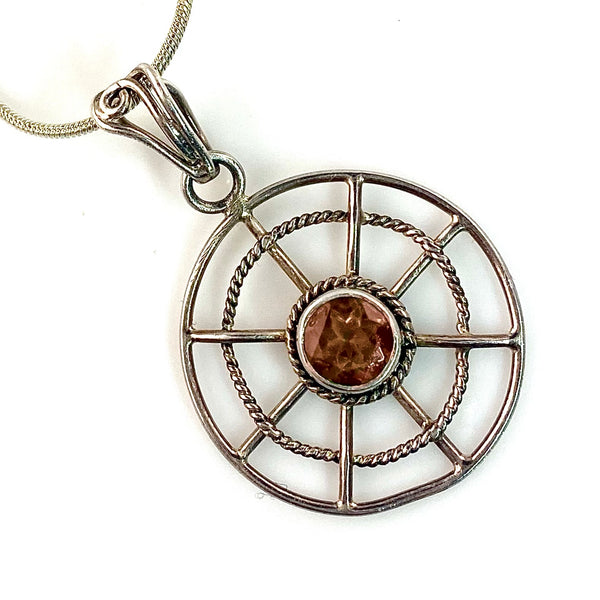 Alexandrite Sterling Silver Nautical Pendant - Keja Designs Jewelry