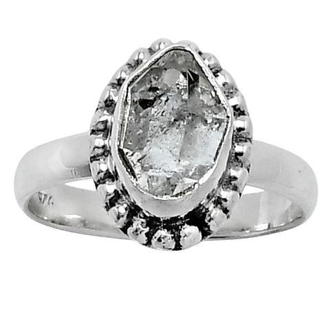 Herkimer Diamond Sterling Silver Ring - Keja Designs Jewelry