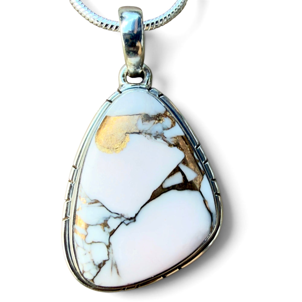 Pink Opal with Bronze Sterling Silver Pendant - Keja Designs Jewelry