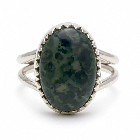 Kambuba Jasper Sterling Silver Ring