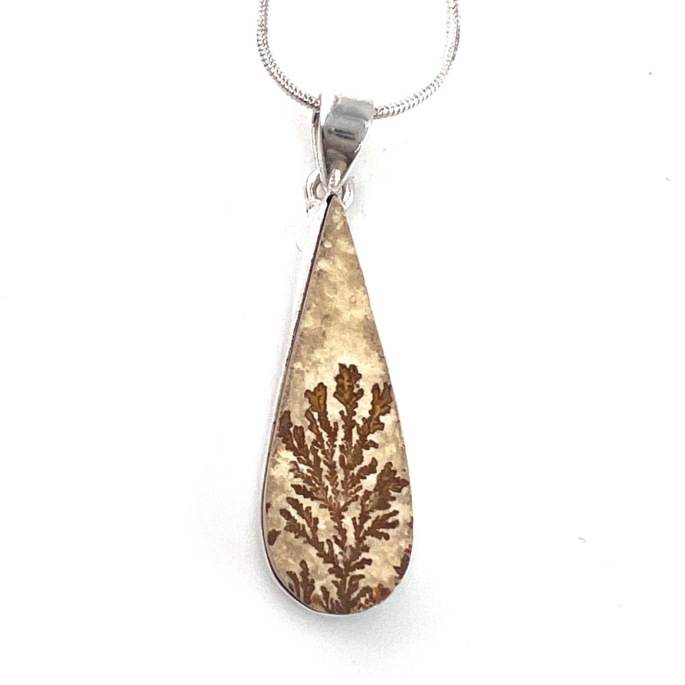 Dendritic Psilomelene Pendant - Keja Designs Jewelry