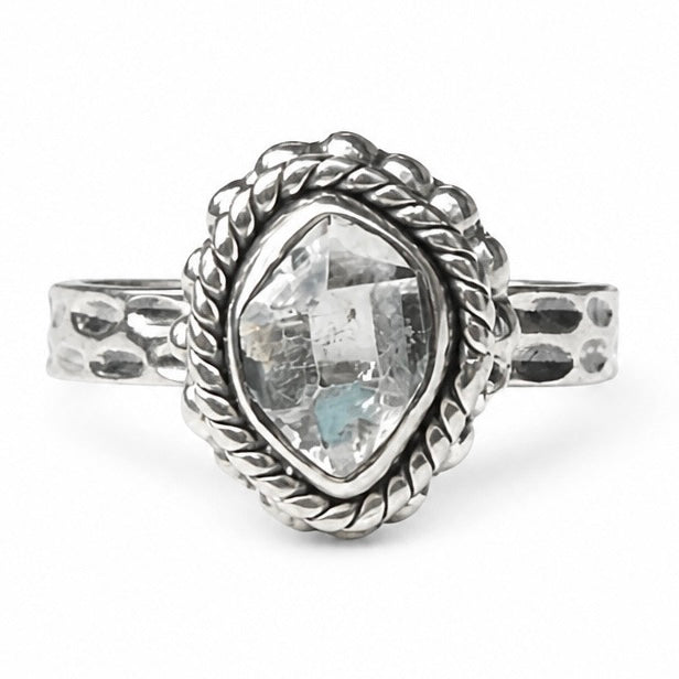 Herkimer Diamond Sterling Silver Ring