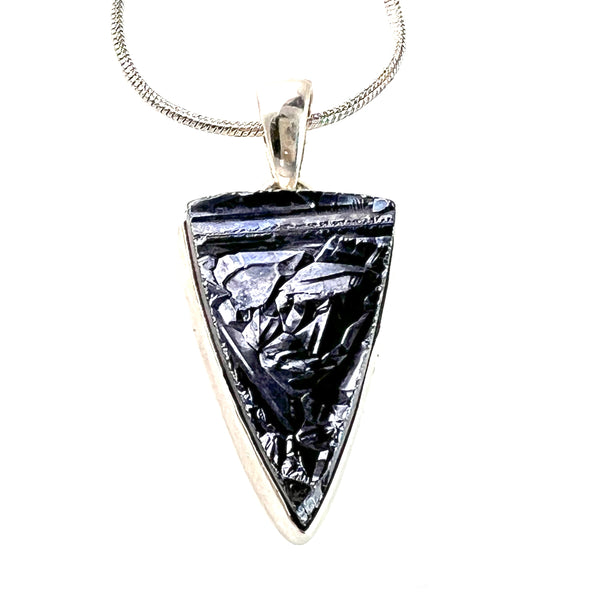 Silicon Rough Sterling Silver Pendant - Keja Designs Jewelry