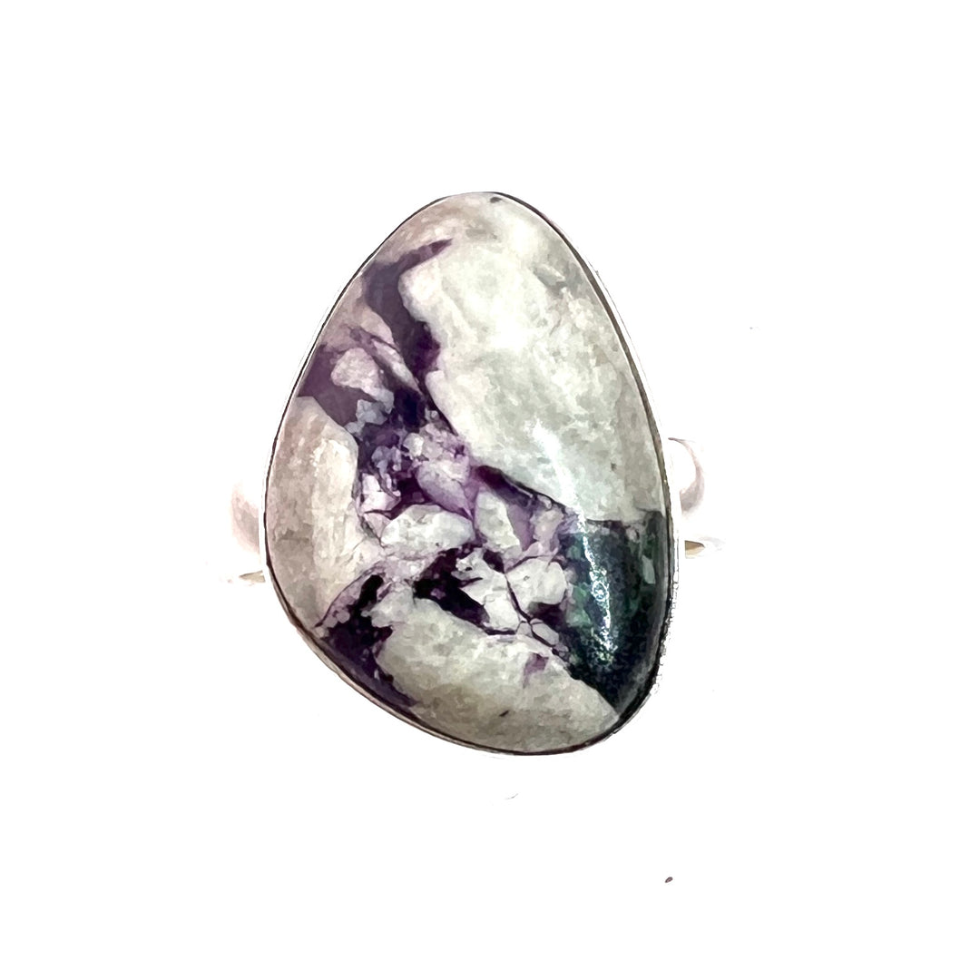 Kammererite Sterling Silver Fancy Cut Ring - Keja Designs Jewelry