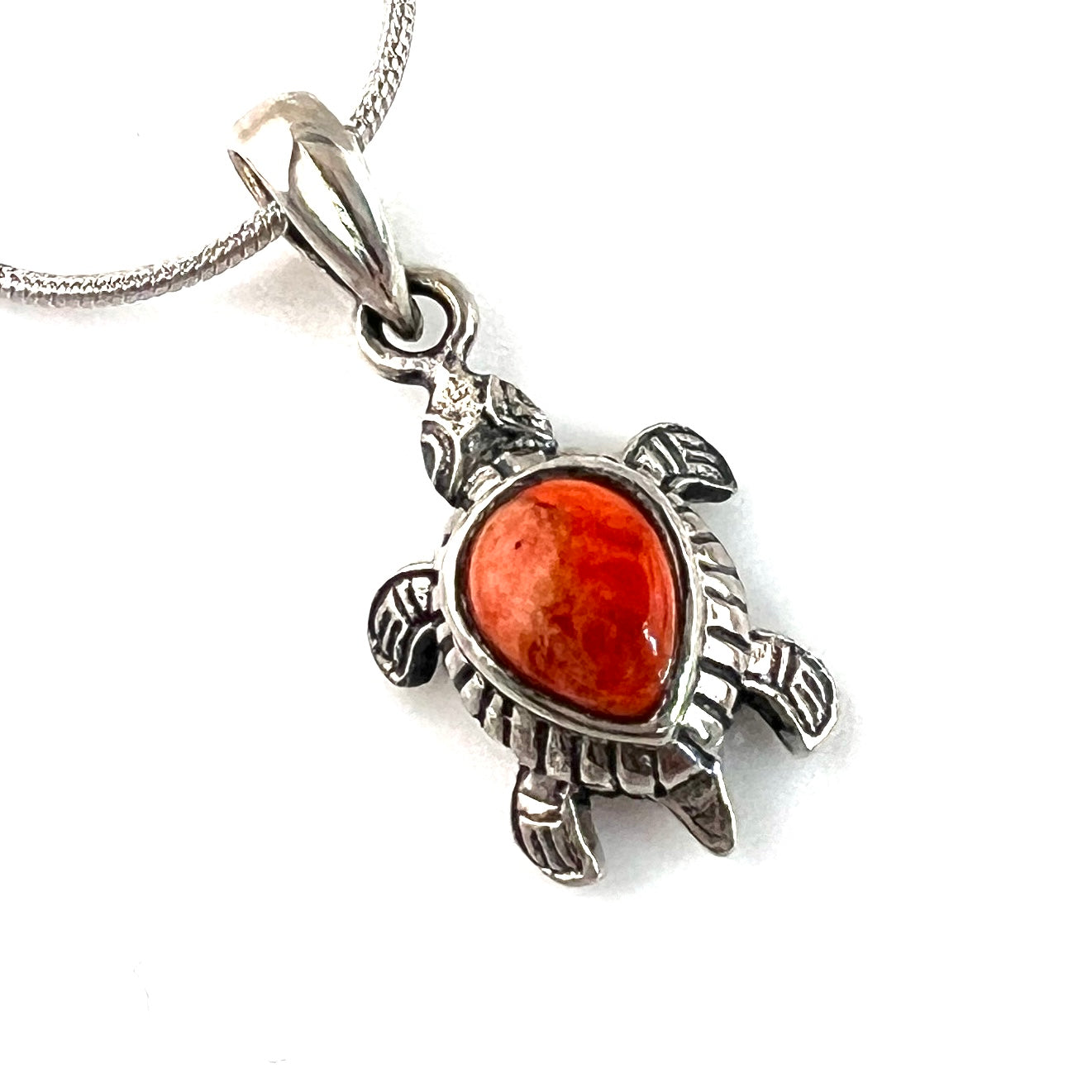 Coral Turtle Sterling Silver - Keja Designs Jewelry