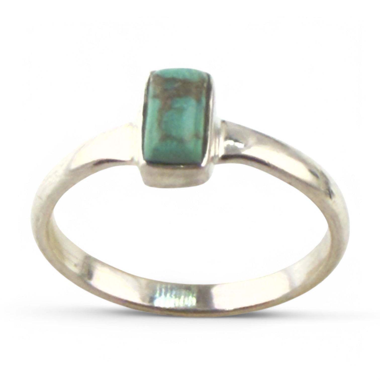 Turquoise Sterling Silver Petite Ring