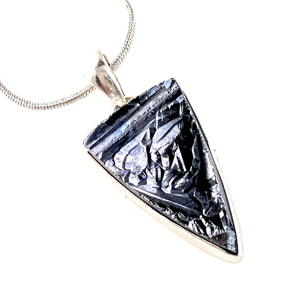 Silicon Rough Sterling Silver Pendant - Keja Designs Jewelry