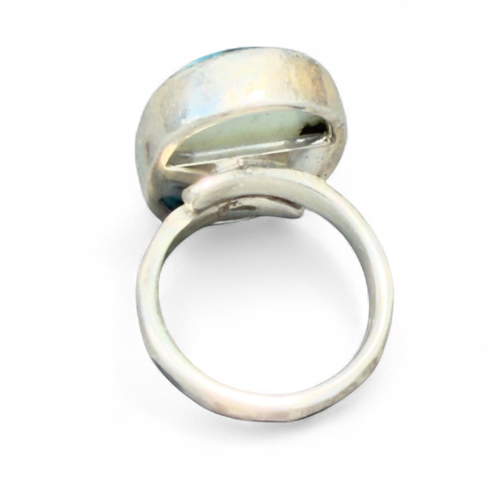 Glacierite Sterling Silver Adjustable Ring - Keja Designs Jewelry