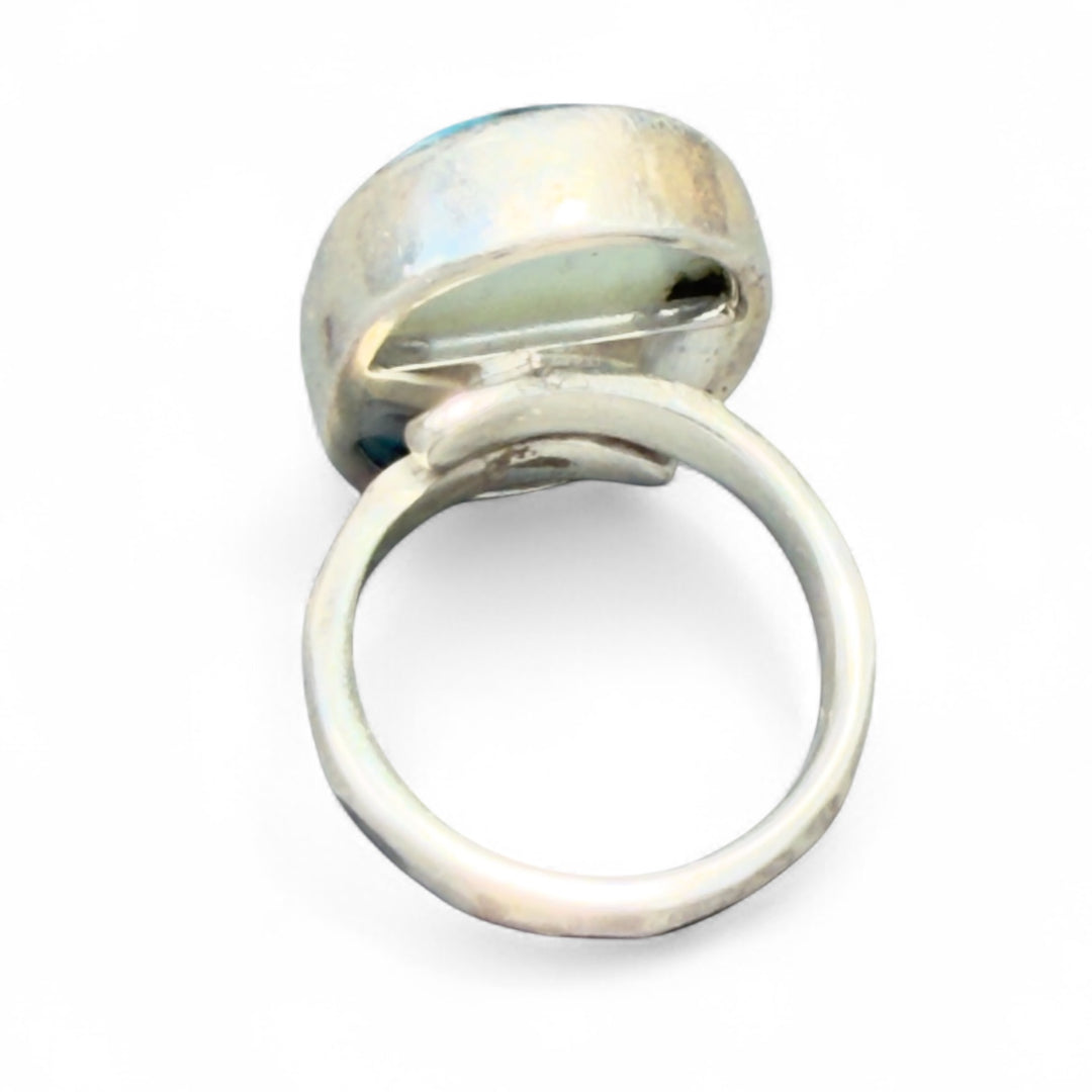 Glacierite Sterling Silver Adjustable Ring - Keja Designs Jewelry