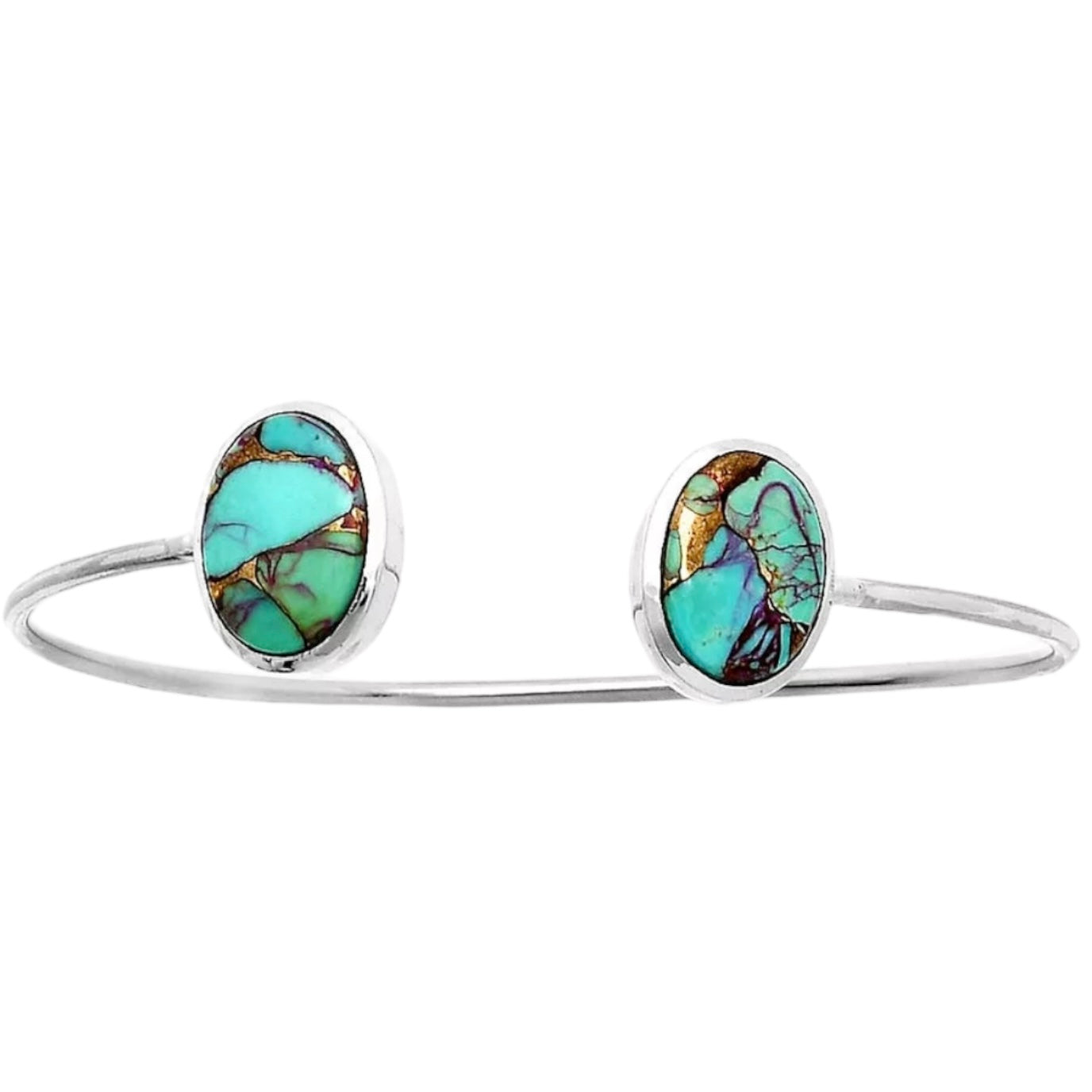 Kingman Turquoise Sterling Silver Cuff Bracelet