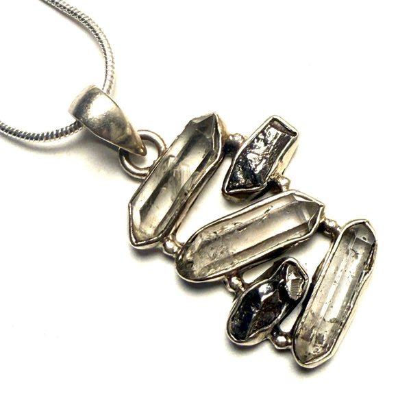 Campo de Cielo & Herkimer Diamond Sterling Silver Pendant