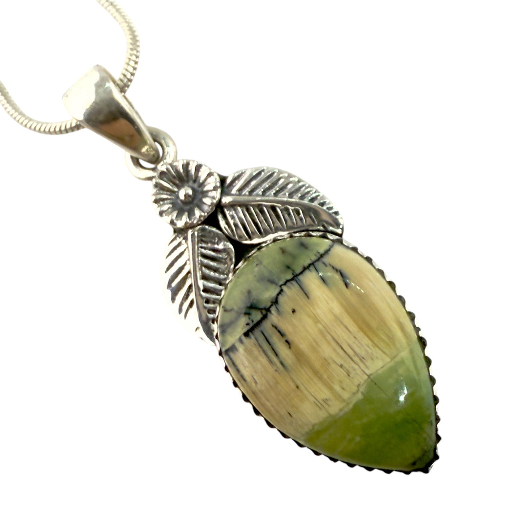 Imperial Opal Sterling Silver Garden Pendant - Keja Designs Jewelry
