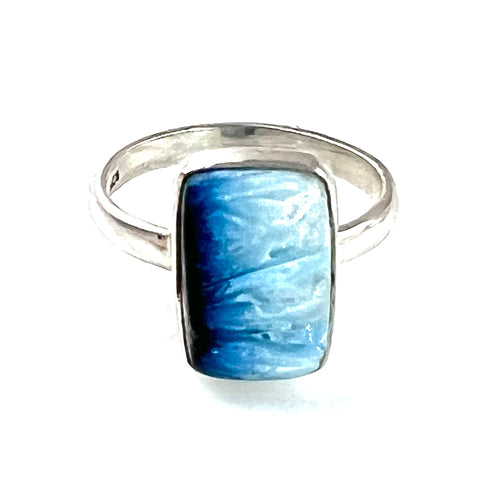 Glacierite Sterling Silver Ring