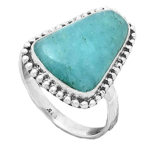 Amazonite Sterling Silver Ring - Keja Designs Jewelry