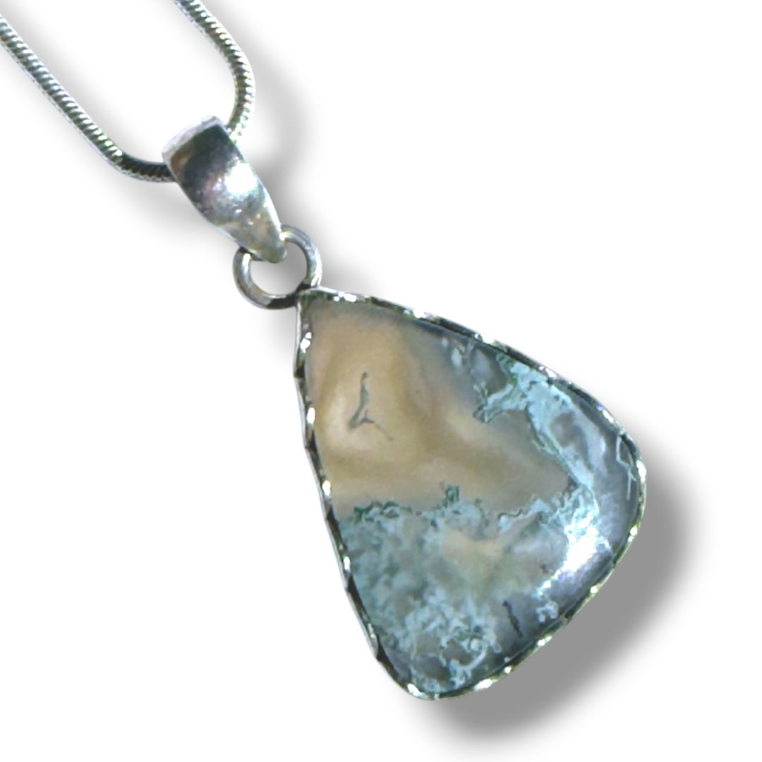 Moss Agate Pendant