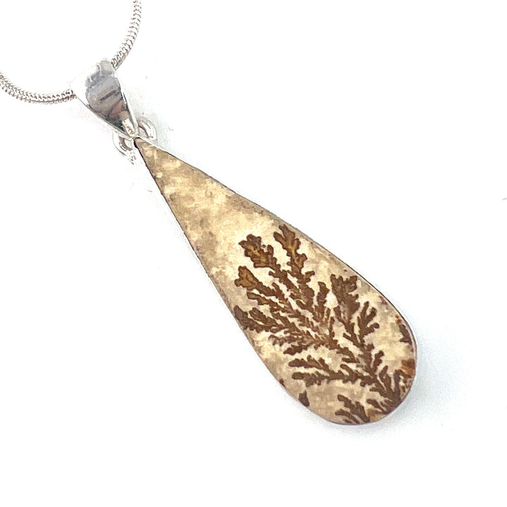 Dendritic Psilomelene Pendant - Keja Designs Jewelry