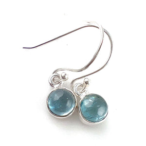 Blue Topaz Sterling Silver Earrings