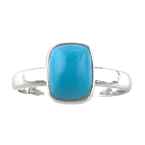 Blue Sleeping Beauty Turquoise Sterling Silver Ring - Keja Designs Jewelry