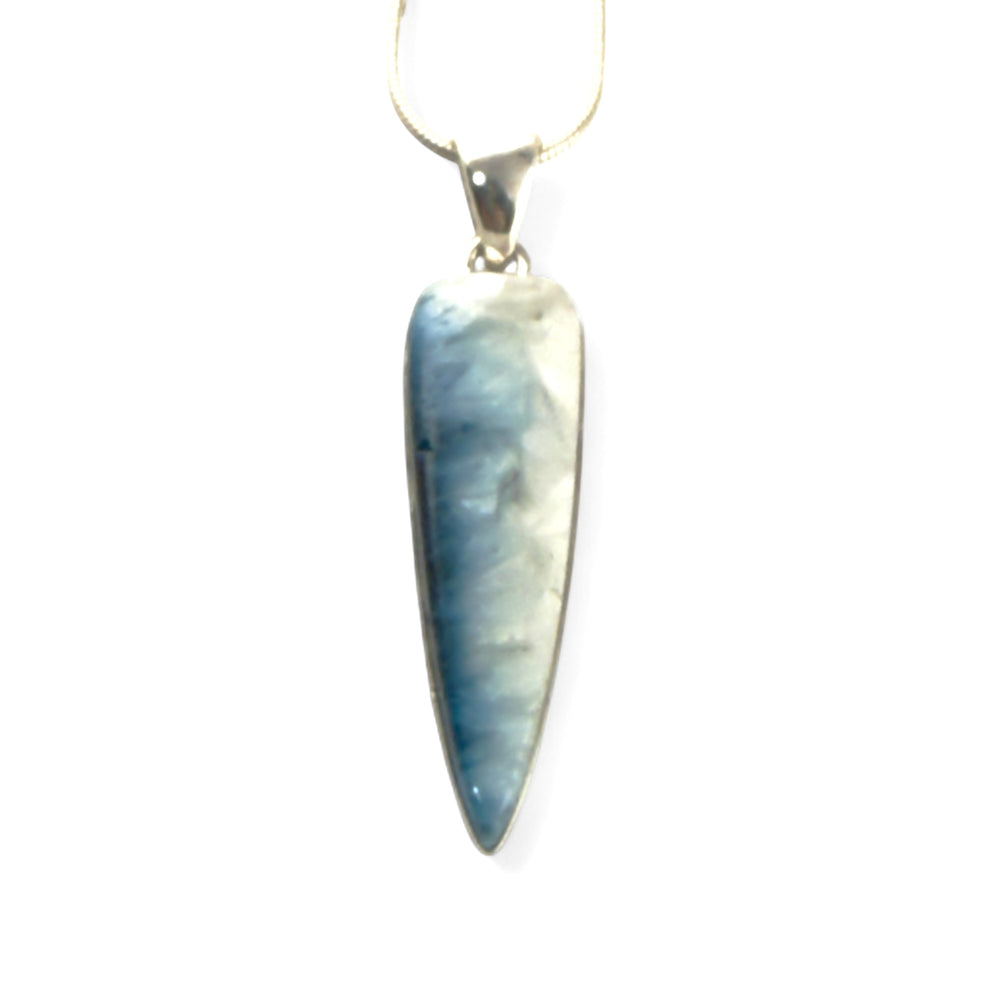 Glacierite Sterling Silver Point Pendant - Keja Designs Jewelry