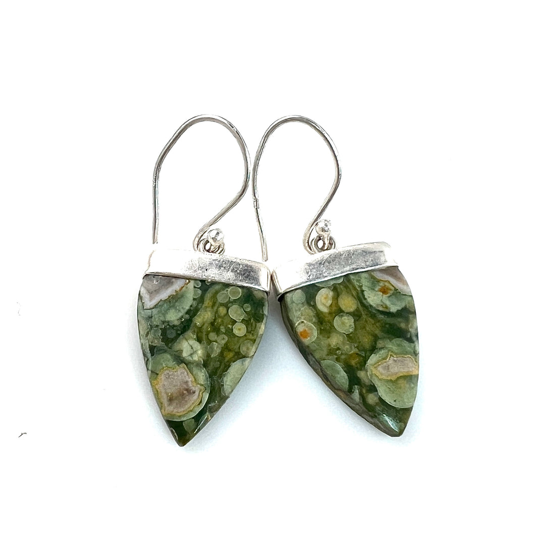 Rhyolite Sterling Silver Earrings - Keja Designs Jewelry