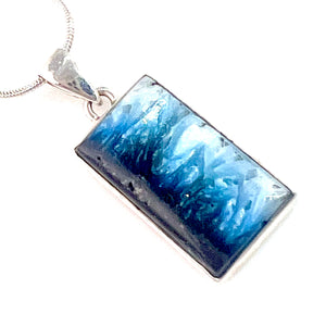 Glacierite Sterling Silver Pendant