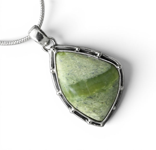Imperial Opal Sterling Silver Fancy Cut Pendant - Keja Designs Jewelry