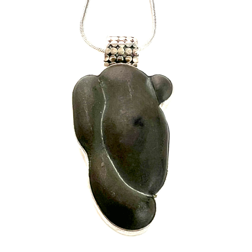 Fairy Stone Sterling Silver Pendant - Keja Designs Jewelry
