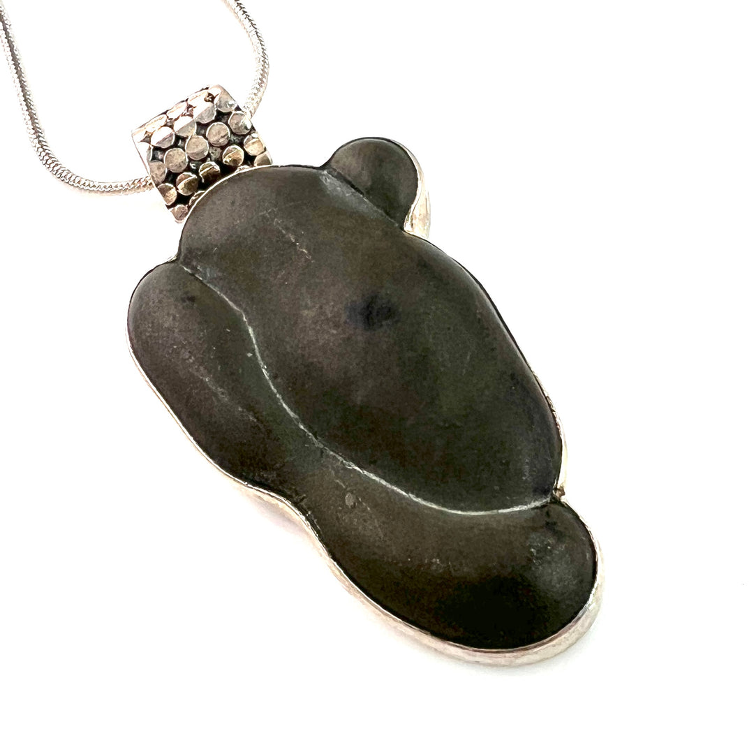 Fairy Stone Sterling Silver Pendant - Keja Designs Jewelry