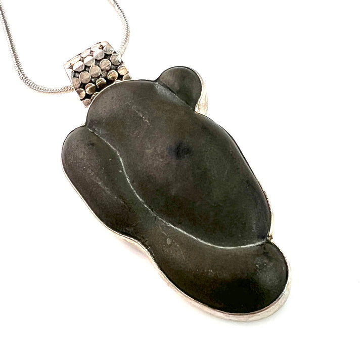 Fairy Stone Sterling Silver Pendant - Keja Designs Jewelry