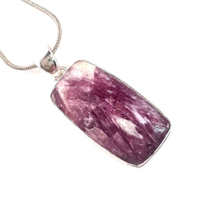 Pink Tourmaline in Quartz Sterling Silver Pendant - Keja Designs Jewelry
