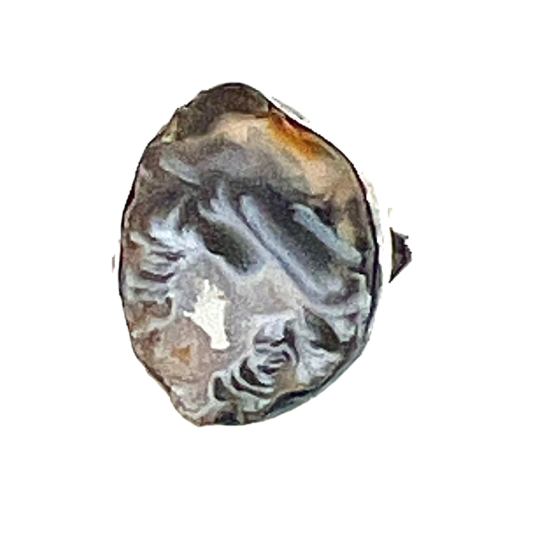 Agate Drusy Geode Sterling Silver Ring - Keja Designs Jewelry