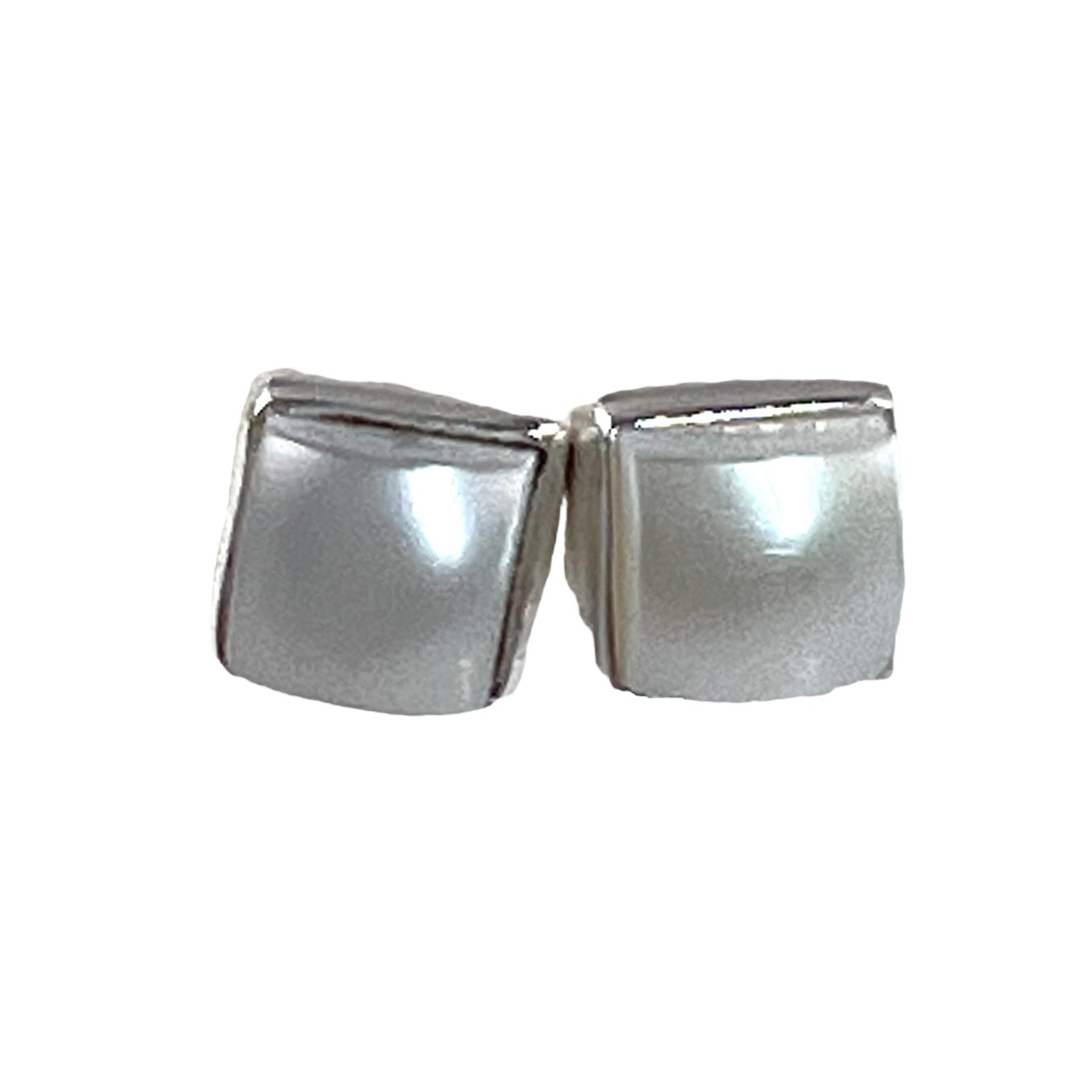 Pearl Sterling Silver Post Earrings - Keja Designs Jewelry