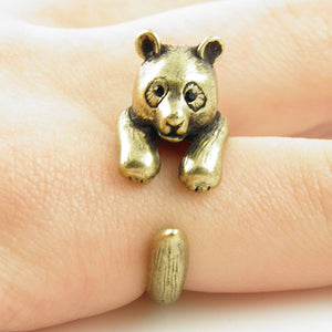 Animal Wrap Ring - Bear - Bronze - Adjustable Ring - keja jewelry - Keja Designs Jewelry