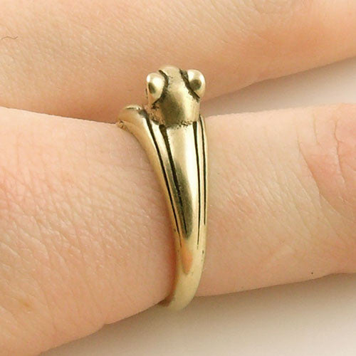 Animal Wrap Ring - Squirrel / Chipmunk - Bronze - Adjustable Ring - keja jewelry - Keja Designs Jewelry