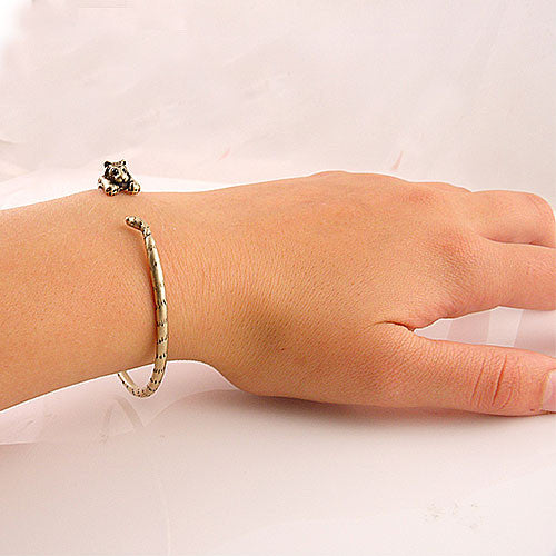 Animal Wrap Bracelet - Tiger - Bronze - Keja Designs Jewelry