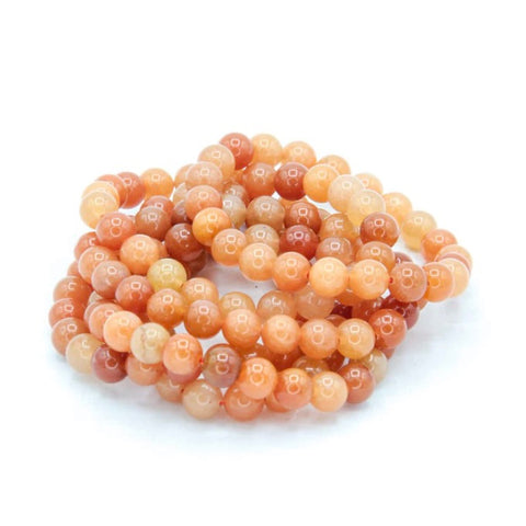 Orange Aventurine Stretch Bracelet - Keja Designs Jewelry