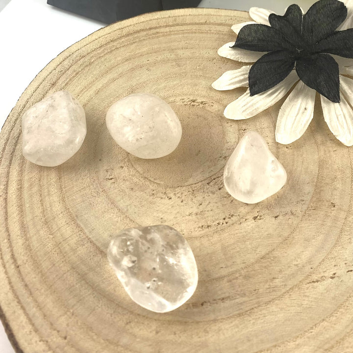 Clear Quartz Polished Chunk Stones, Choose Quantity, Polished Clear Quartz for Décor or Crystal Grids - Keja Designs Jewelry