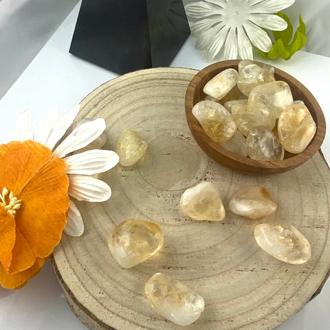 Citrine Polished Chunk Stones, Choose Quantity, Citrine for Décor or Crystal Grids - Keja Designs Jewelry