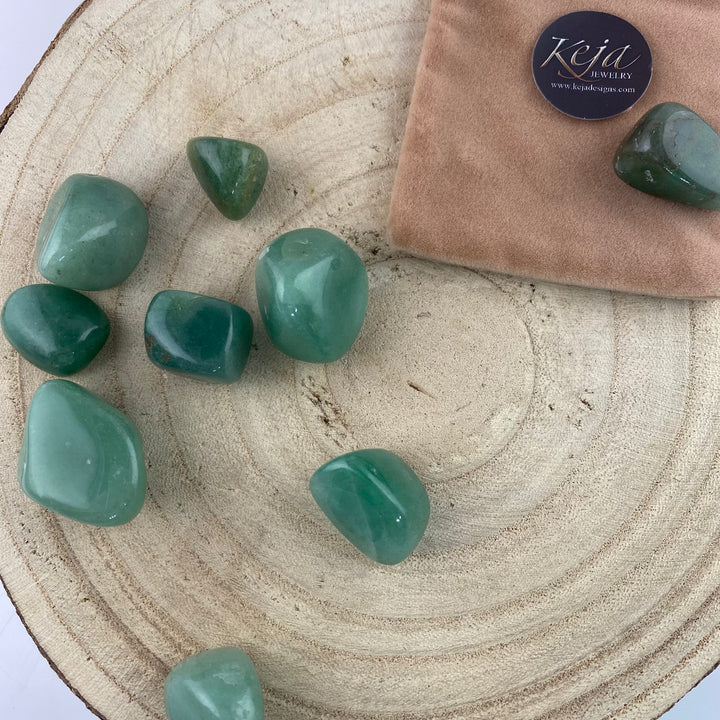 Aventurine Polished Chunk Stones,  Aventurine for Meditation or Crystal Grids - Keja Designs Jewelry