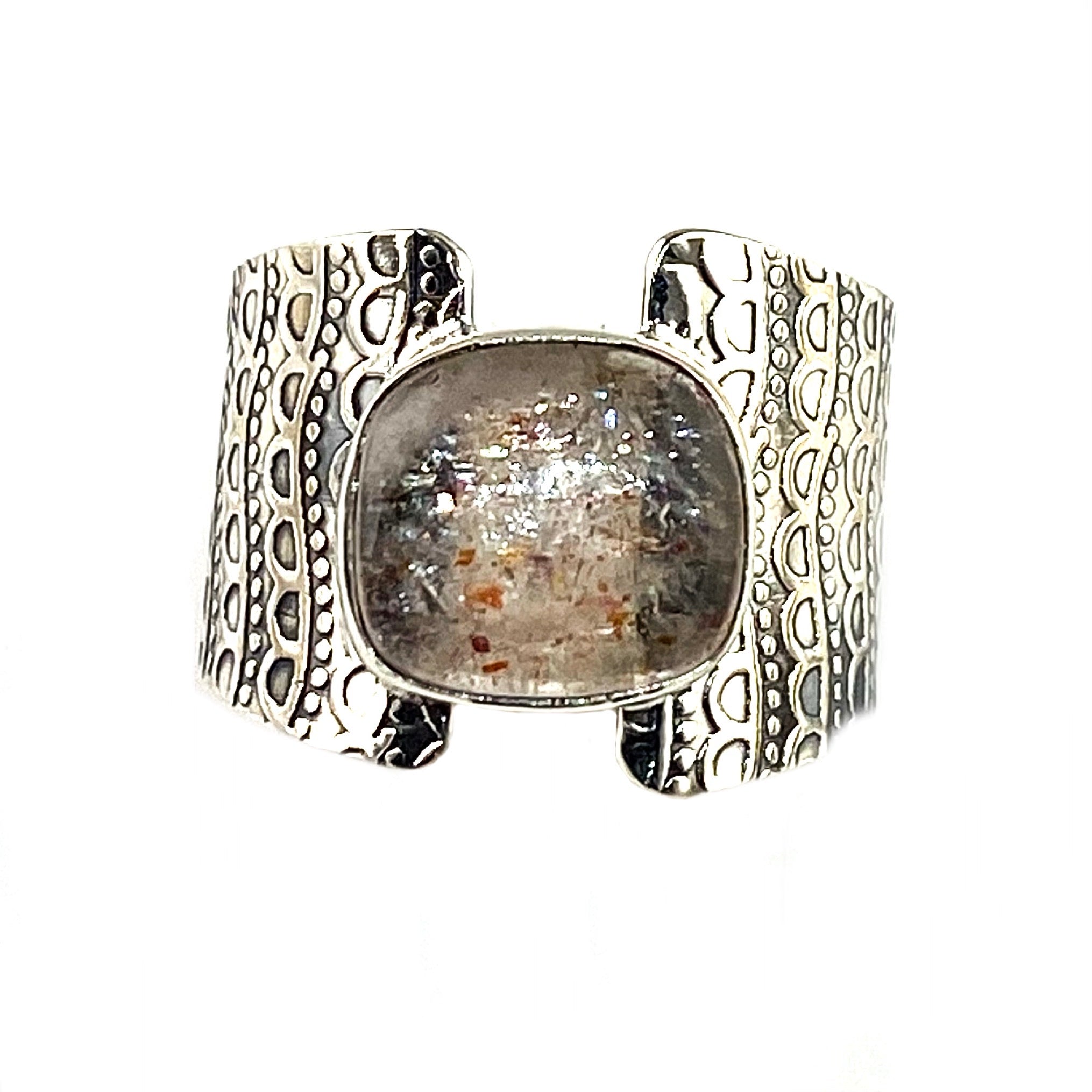 Sunstone Sterling Silver Connection Ring - Keja Designs Jewelry
