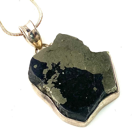 Healer's Gold Sterling Silver Pendant - Keja Designs Jewelry