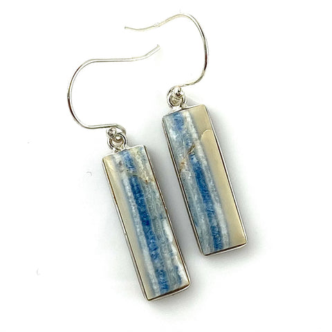 Scheelite Sterling Silver Oblong Earrings - Keja Designs Jewelry