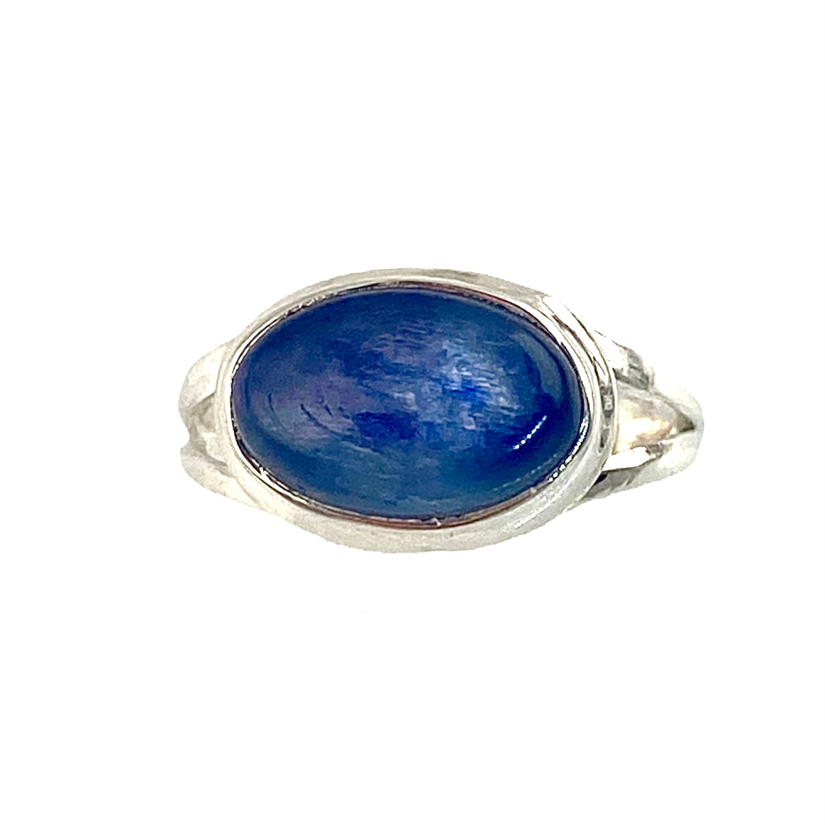 Kyanite East West Sterling Silver Ring - Keja Designs Jewelry