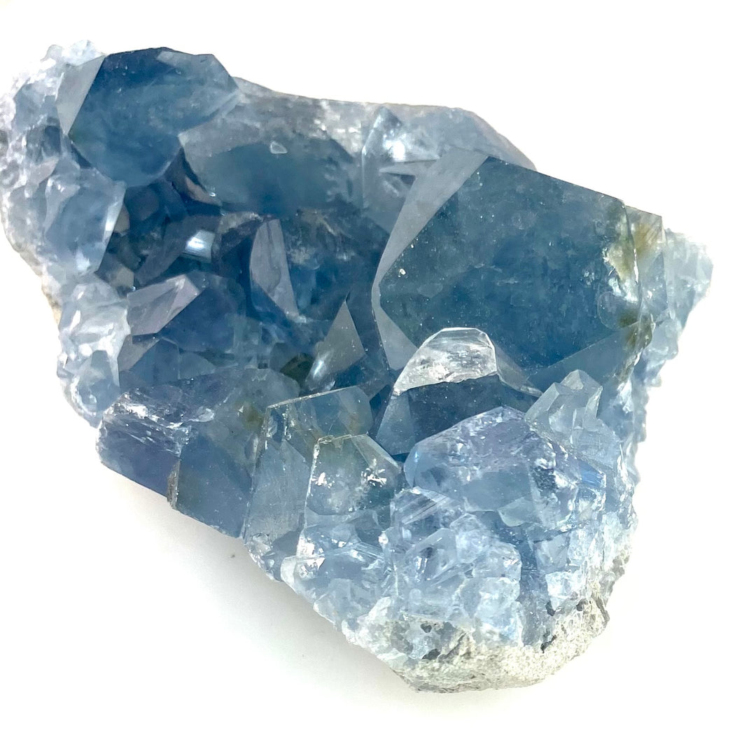 Celesite Geode Stones Healing Crystals, for Meditation, Décor or Crystal Grids - Keja Designs Jewelry