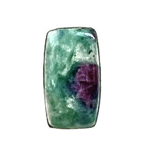 Ruby In Fuchsite Sterling Silver Rectangular Ring - Keja Designs Jewelry