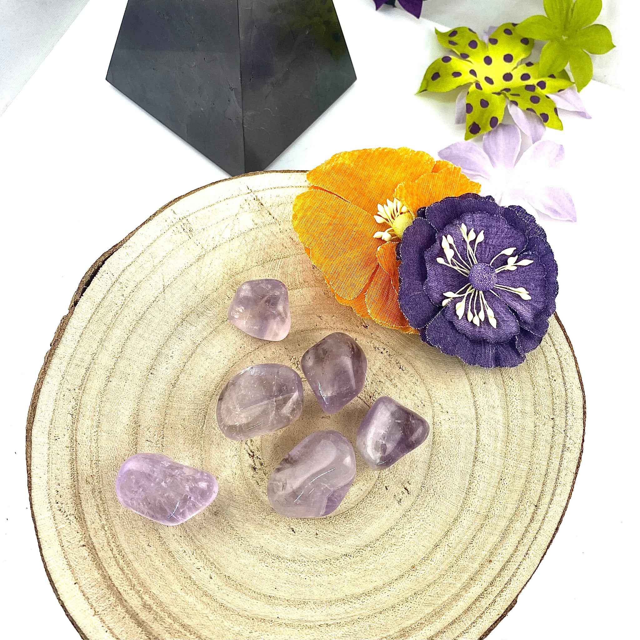 Amethyst Polished Chunk Stones, Choose Quantity, Polished Amethyst for Décor or Crystal Grids - Keja Designs Jewelry