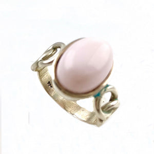 Pink Opal Sterling Silver Ring - Keja Designs Jewelry